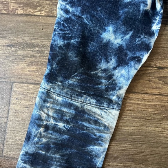 Rock Revival Men's Moto Daviday Acid Wash Jeans Size 30x32 - Picture 8 of 10